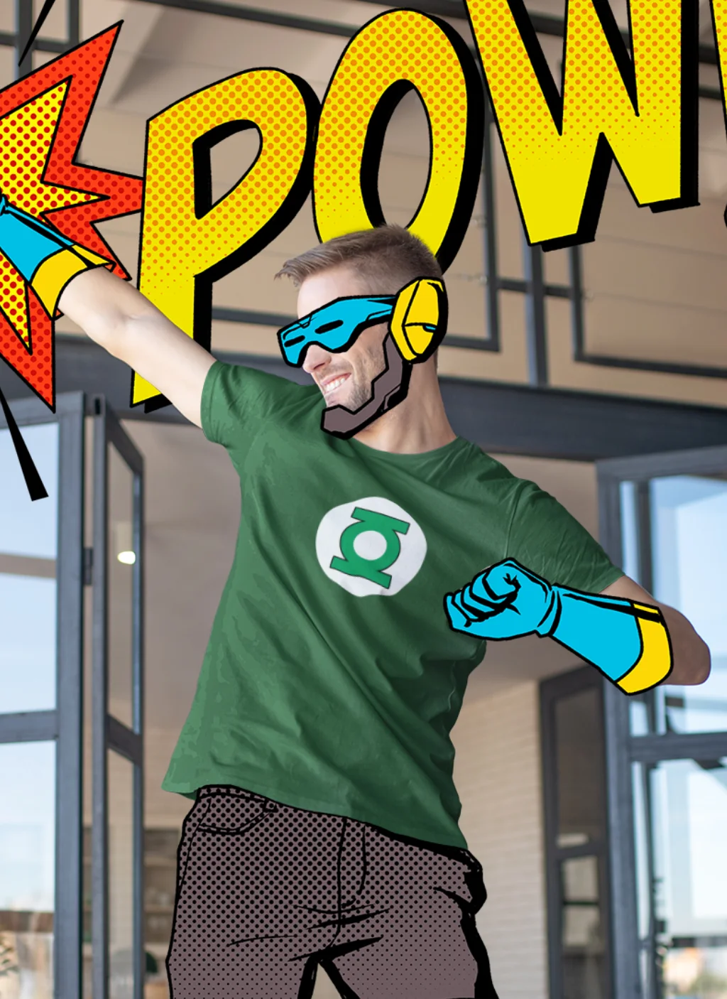 Green Lantern Power Emblem Graphic T-Shirt – DC Comics Superhero Tee 2 Green Lantern Power Emblem Graphic T-Shirt – DC Comics Superhero Tee - Image 2