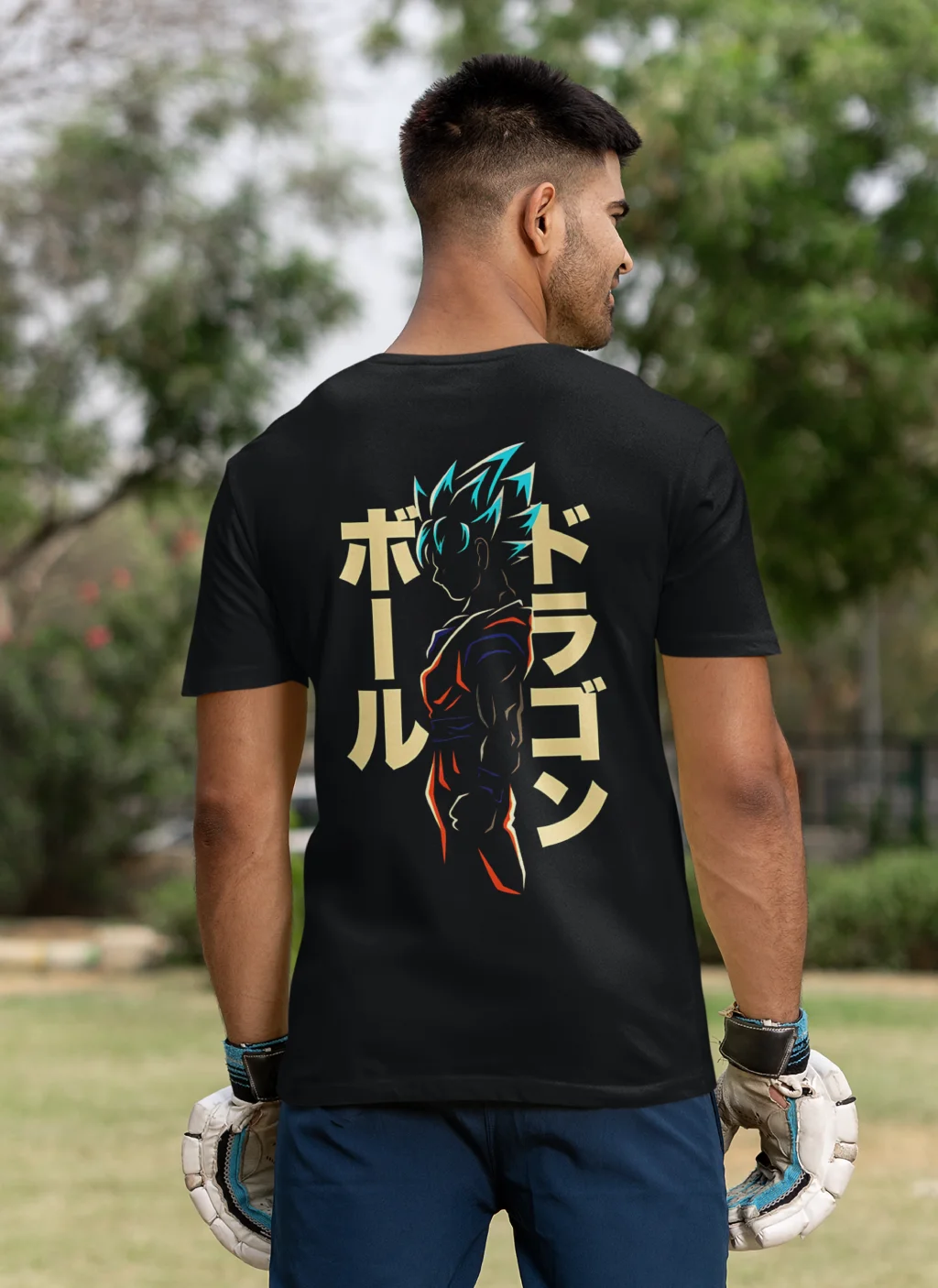 Son Goku University Style Unisex Dragon Ball Graphic Tee 2 Son Goku University Style Unisex Dragon Ball Graphic Tee - Image 2