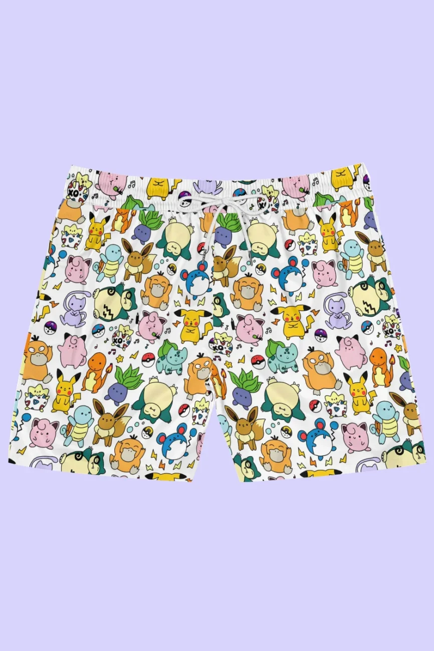 Pokemon Collection AOP Shorts