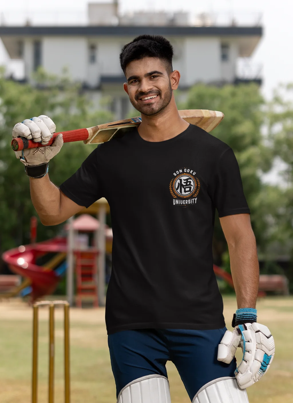 Son Goku University Style Unisex Dragon Ball Graphic Tee 4 Son Goku University Style Unisex Dragon Ball Graphic Tee - Image 4