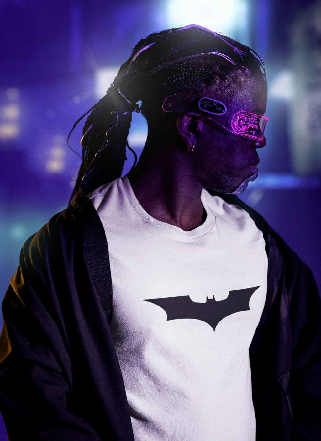 Batman The Dark Knight Classic Logo Unisex Cotton T-Shirt 2 Batman The Dark Knight Classic Logo Unisex Cotton T-Shirt - Image 2