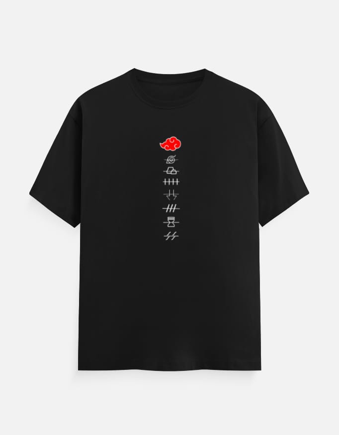 Akatsuki Group T-Shirt For Anime Fans 1 Akatsuki Group T-Shirt For Anime Fans