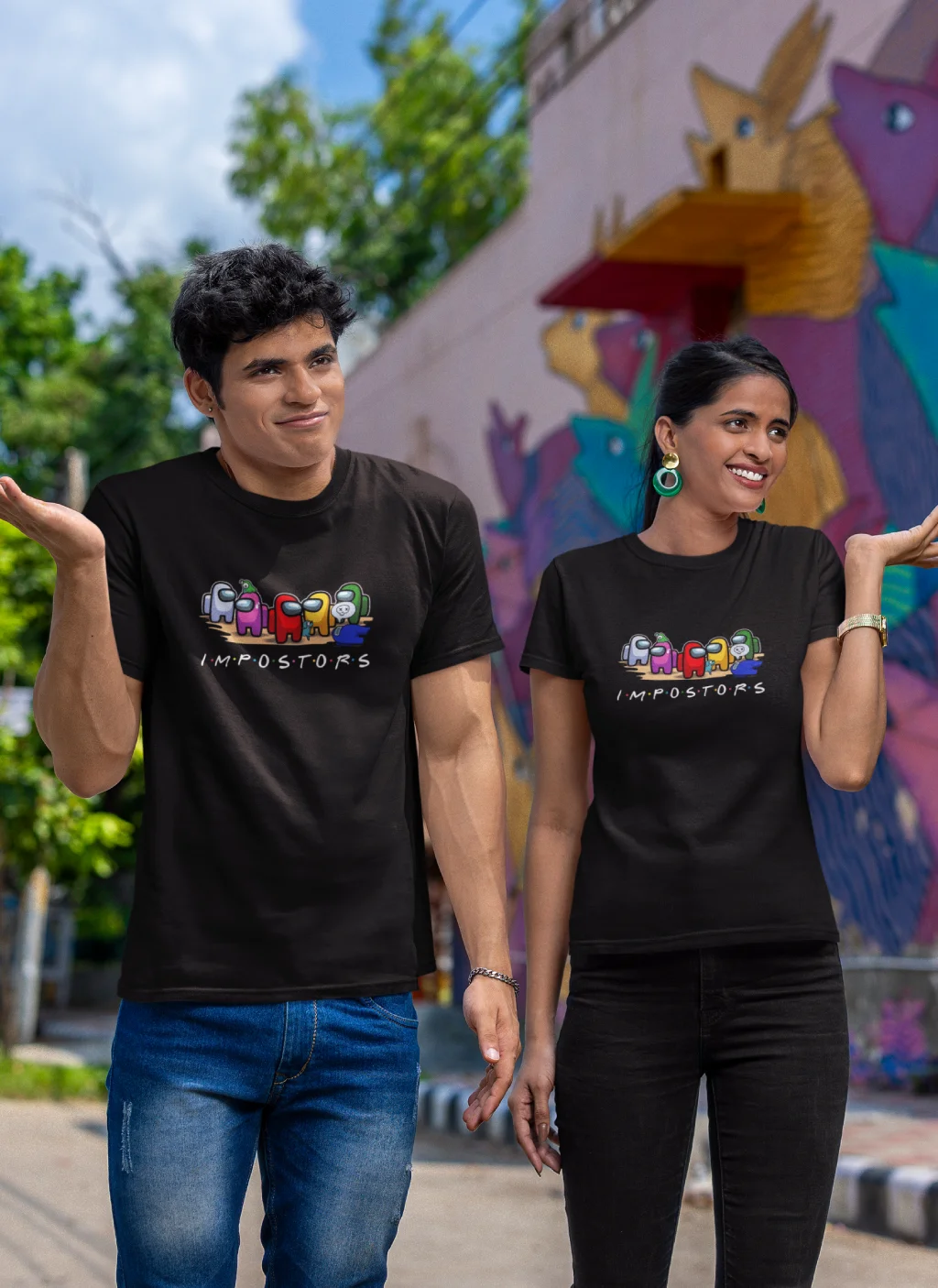 Impostors Among Us Iconic Sus Unisex Gamer T-Shirt 2 Impostors Among Us Iconic Sus Unisex Gamer T-Shirt - Image 2