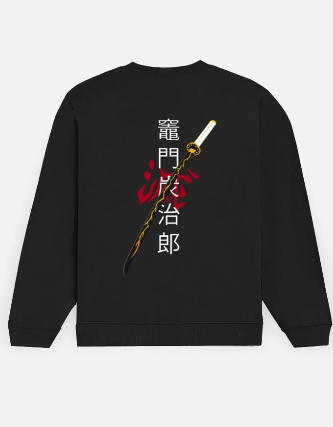 Zenitsu Katana Sword Demon Slayer Anime Unisex Sweatshirt