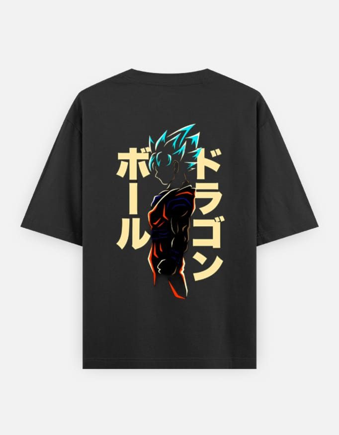 Son Goku University Style Unisex Dragon Ball Oversized Tshirt