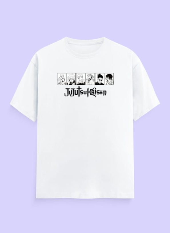 Jujutsu Kaisen Character Lineup Crewneck Anime Tee