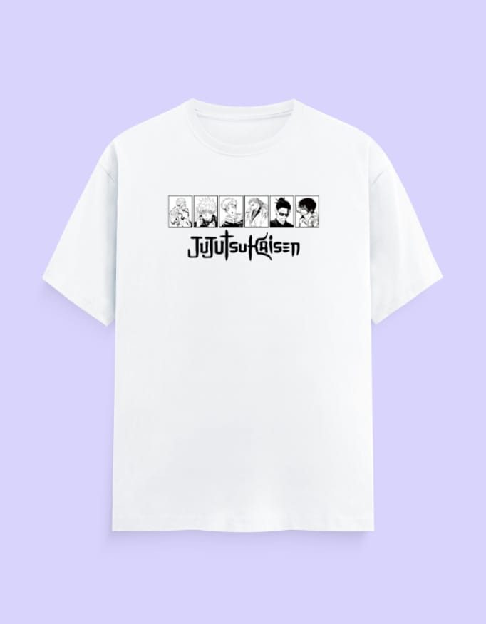 Jujutsu Kaisen Character Lineup Crewneck Anime Tee