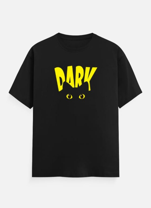 Vintage Black Cat Graphic T-shirt