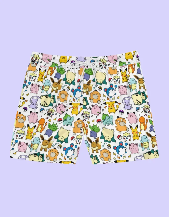 Pokemon Collection AOP Shorts
